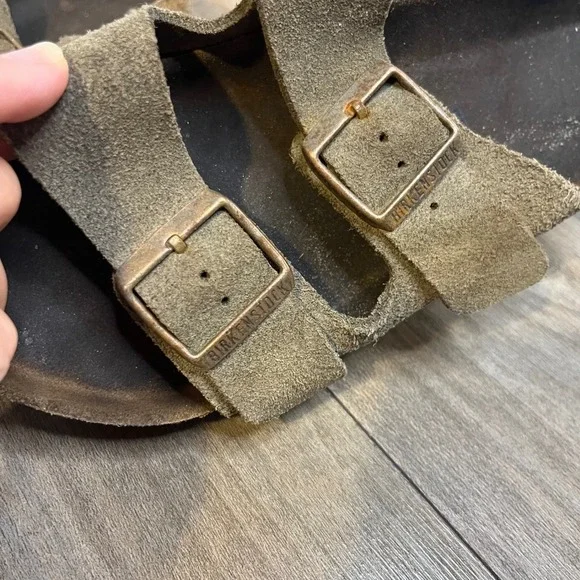 Birkenstock Arizona Suede Leather Sandals Women's Size EU 39 US 8 - Picture 3 of 4